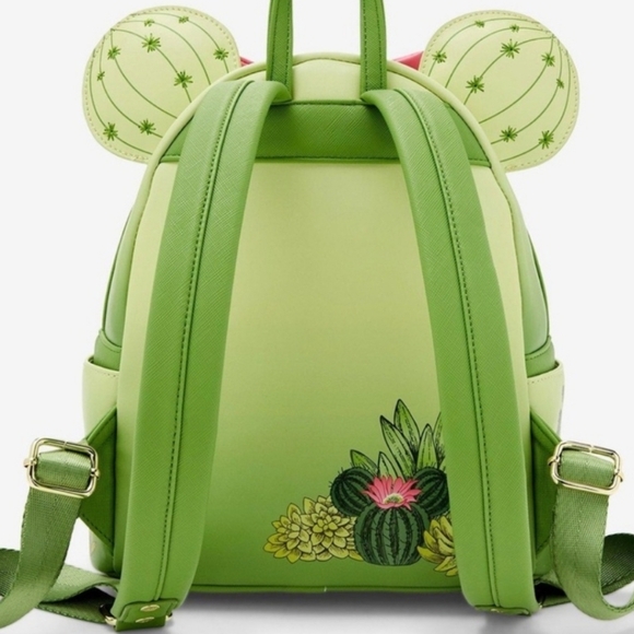 GORGEOUS *Sold Out* Cactus Minnie Loungefly SET! New with Tags!  BONUS Tumbler!! - Picture 4 of 6